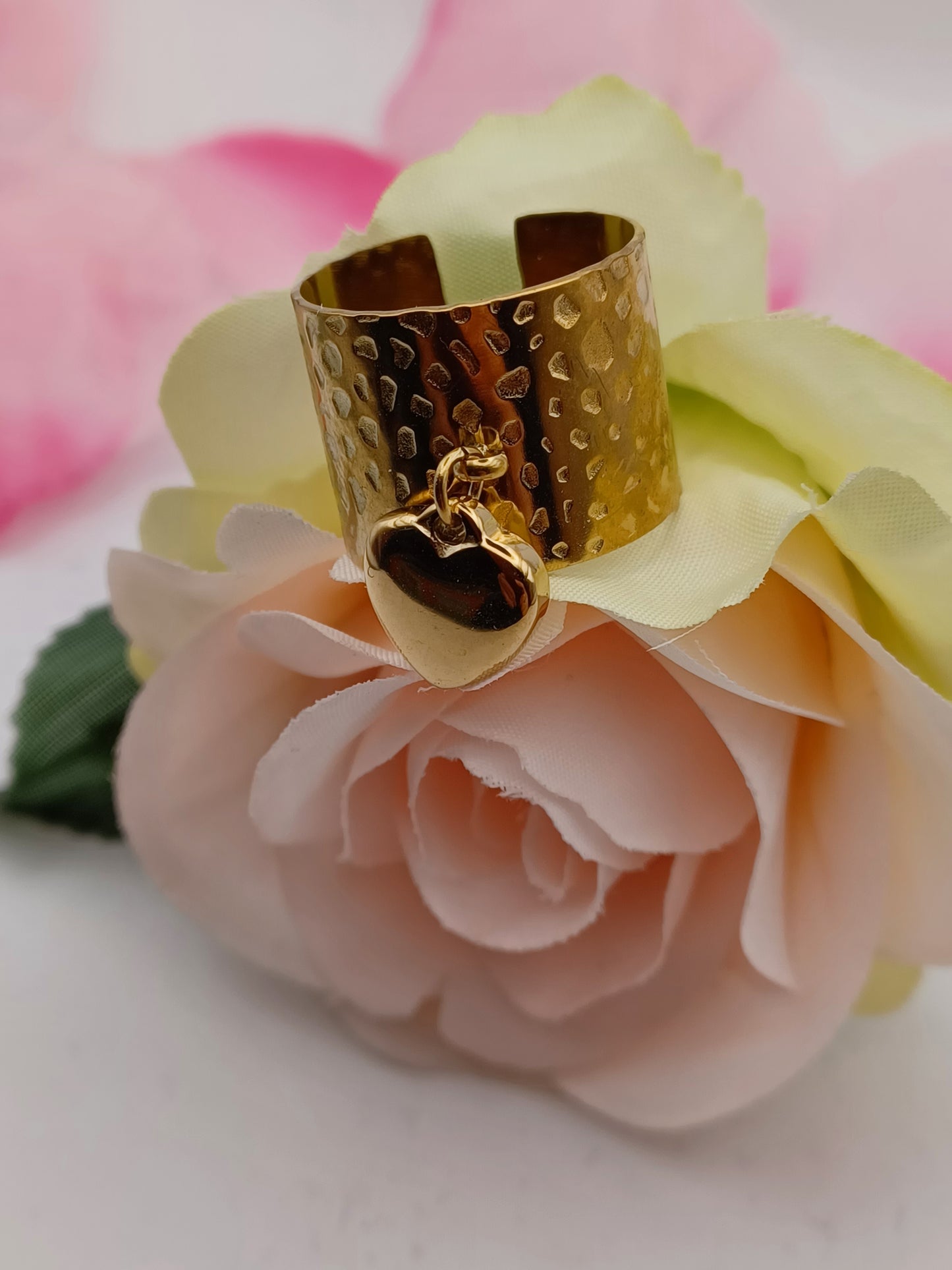 Bague Martelé Cœur