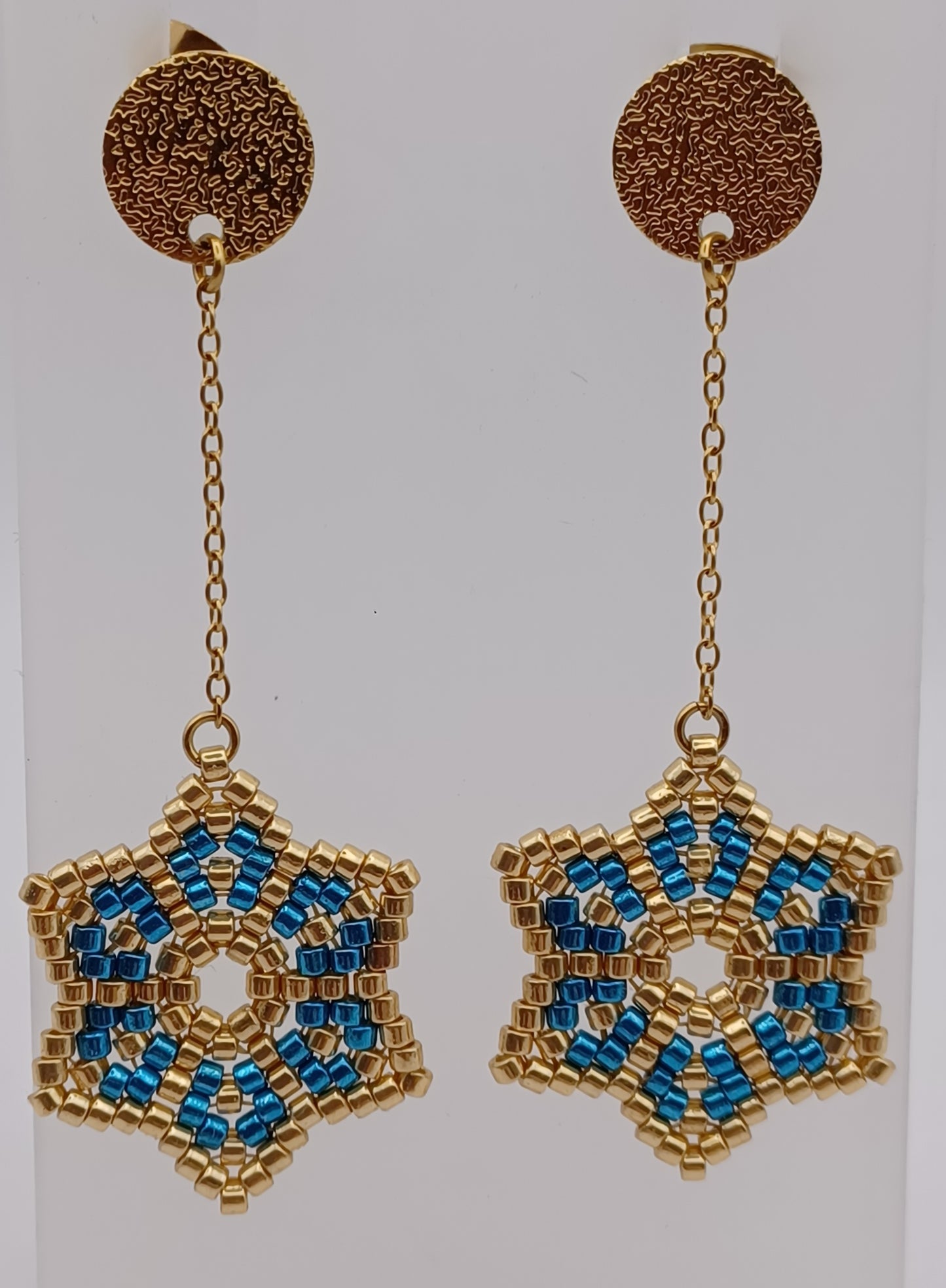 Boucles d'oreilles Etoile Noel