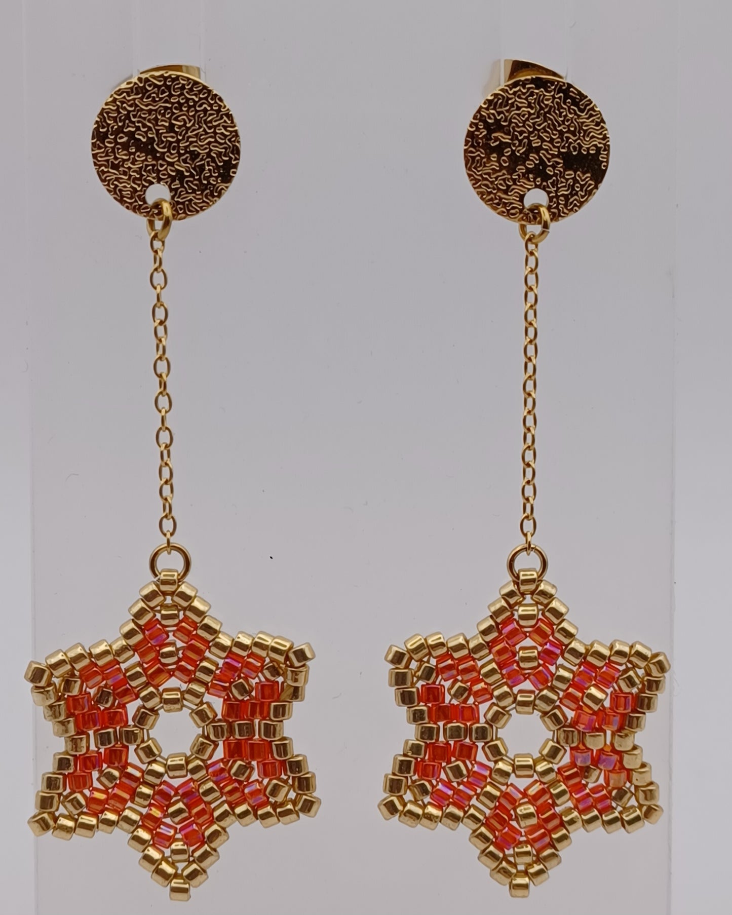 Boucles d'oreilles Etoile Noel