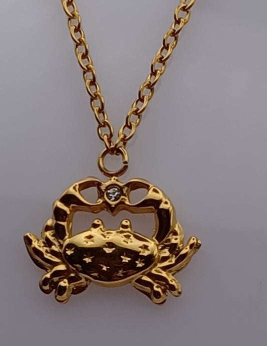 Collier Crabe Love