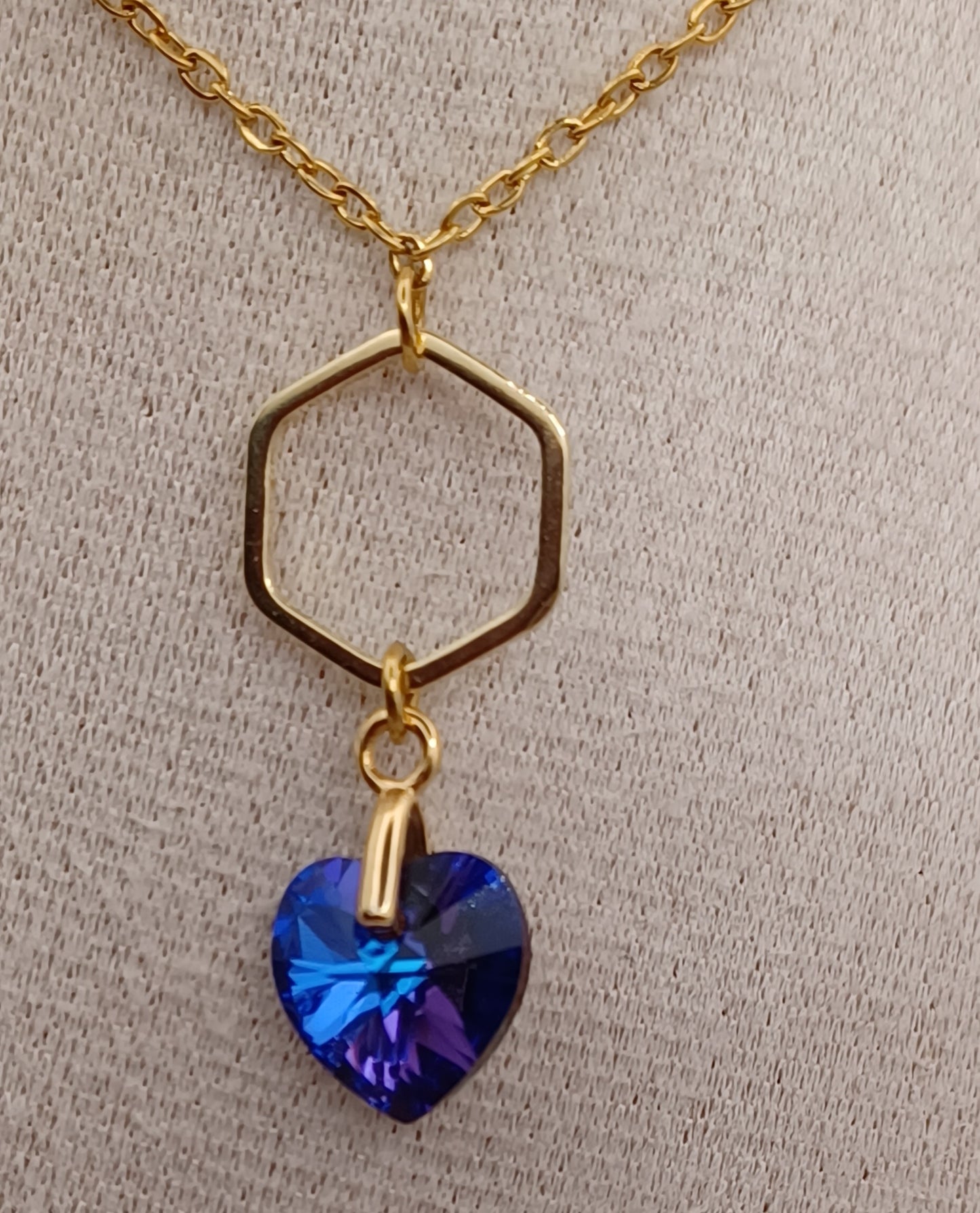 Collier cœur PureCrystal – Élégance artisanale