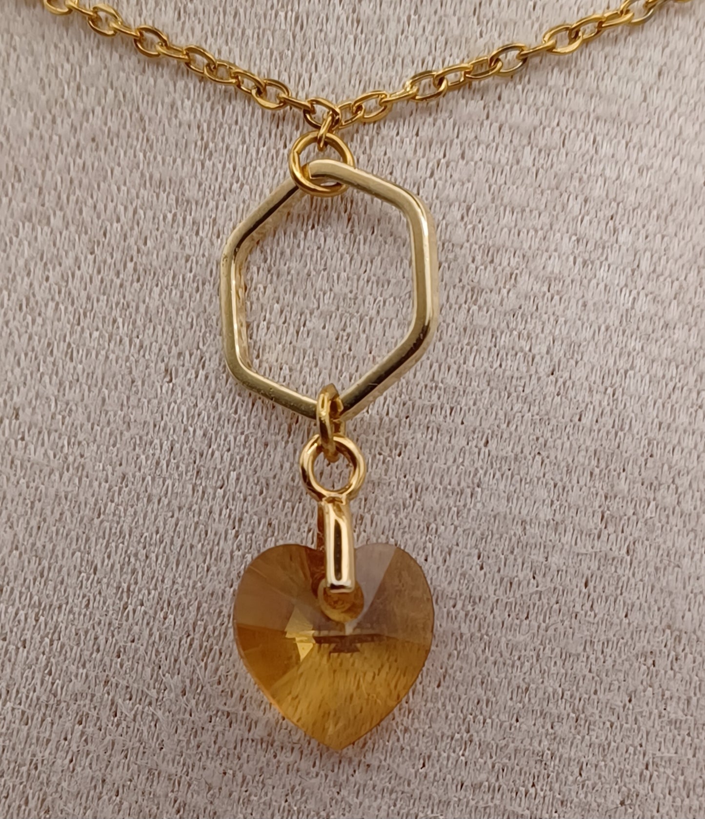 Collier cœur PureCrystal – Élégance artisanale