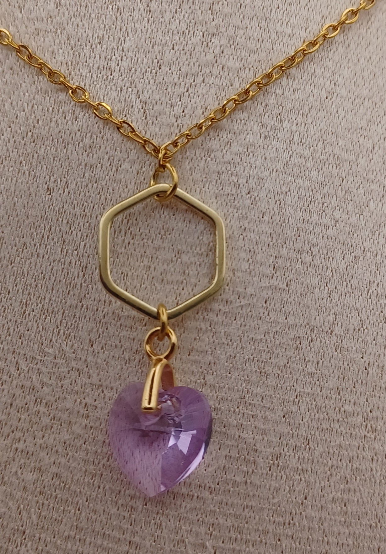 Collier cœur PureCrystal – Élégance artisanale