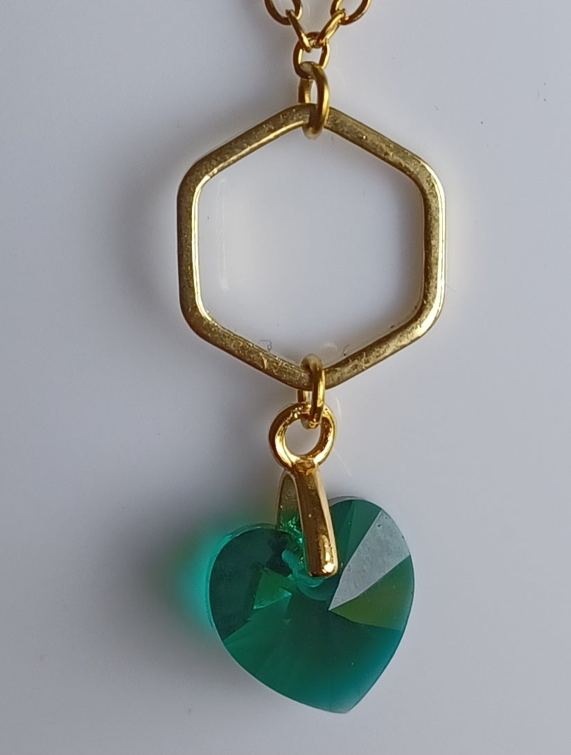 Collier cœur PureCrystal – Élégance artisanale