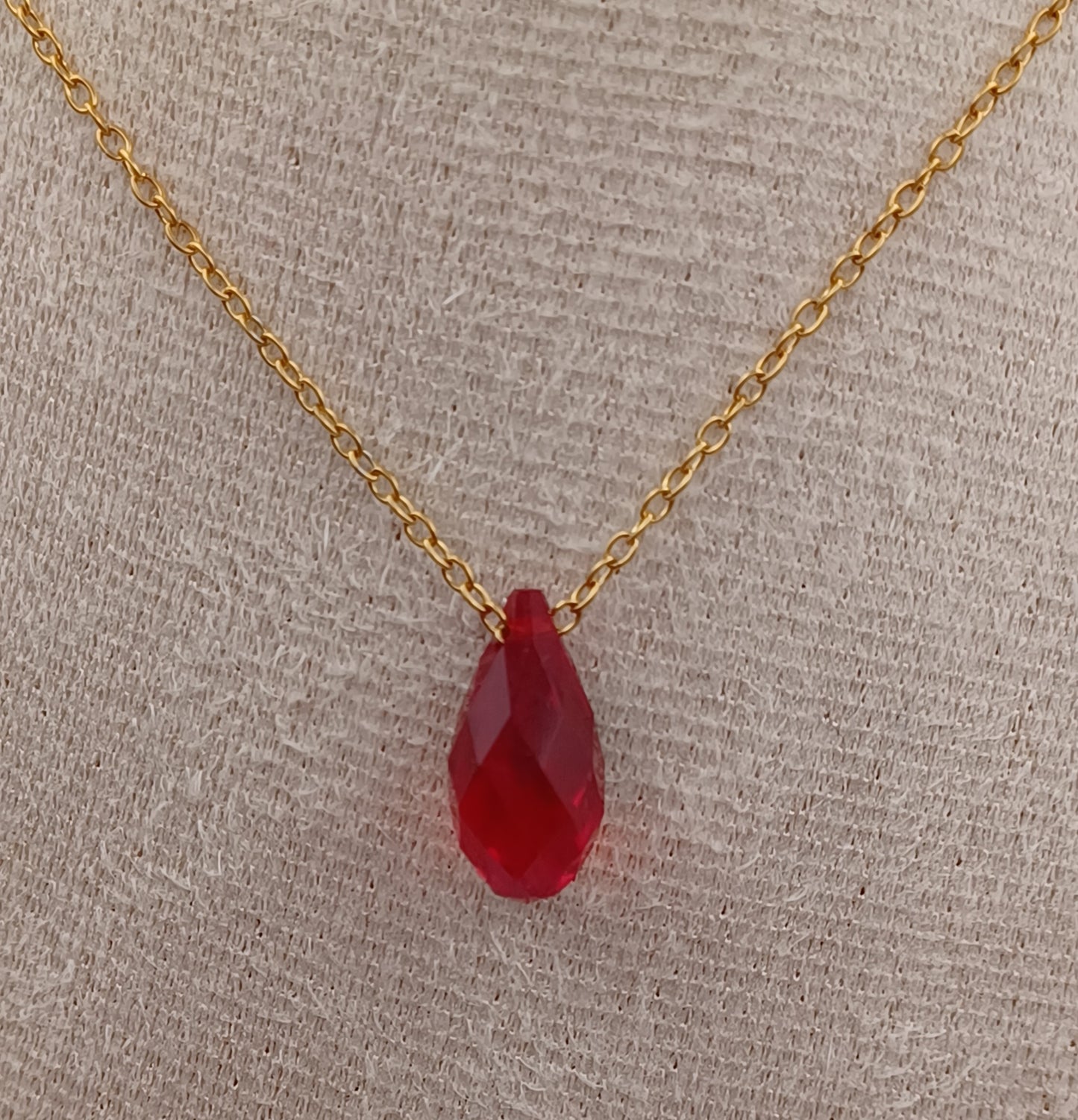 Collier Goutte cristal – Élégance fine & lumineuse