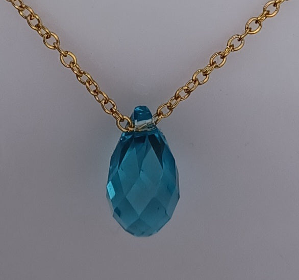 Collier Goutte cristal – Élégance fine & lumineuse